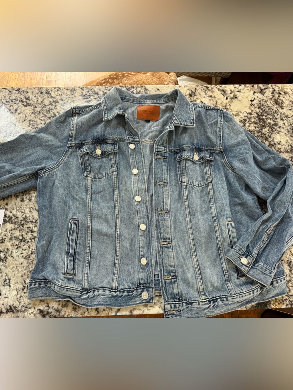 Lucky Brand women’s Light Blue Denim jacket size 2XL